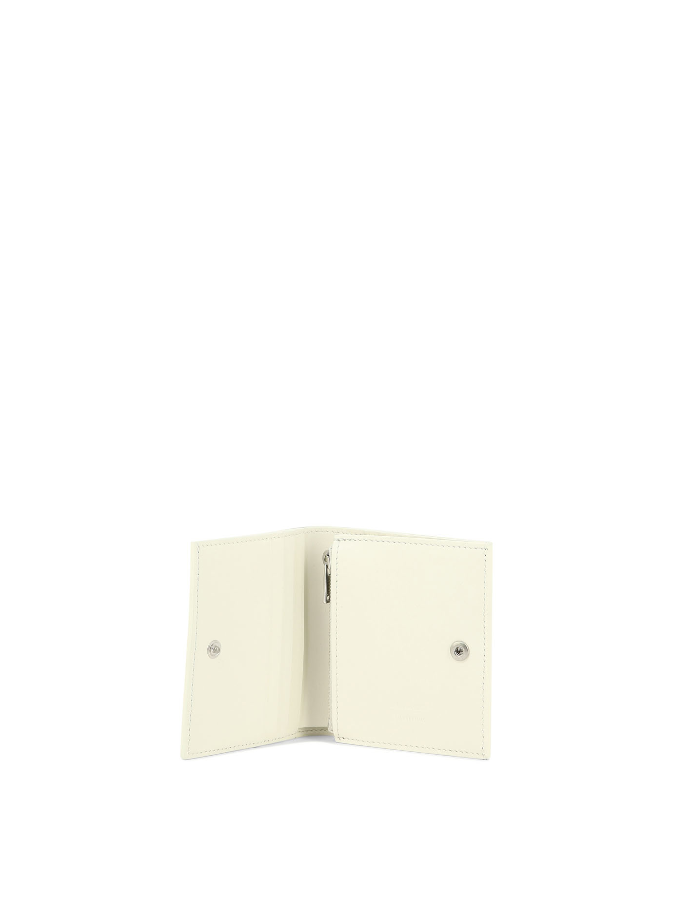 JIL SANDER White Folded wallet with embossed Jil Sander logo V